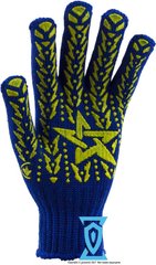 Перчатки рабочие звезда синяя "Doloni арт.587" (Украина), 10